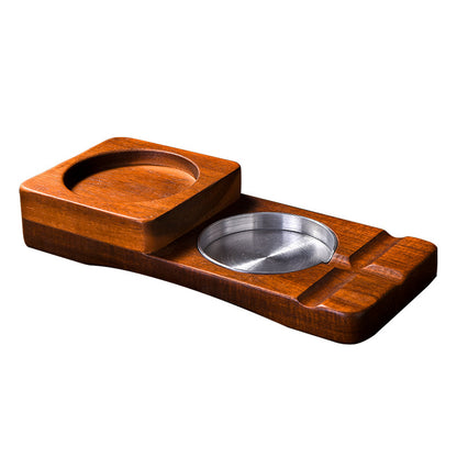 Wooden Whiskey and Cigar Tray