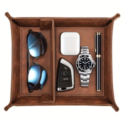 Leather Valet Tray